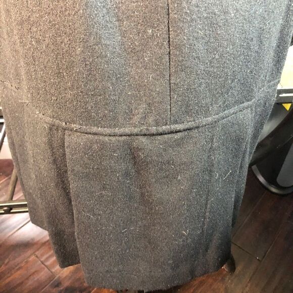 Calvin Klein mid length coat black size Medium - Picture 4 of 8
